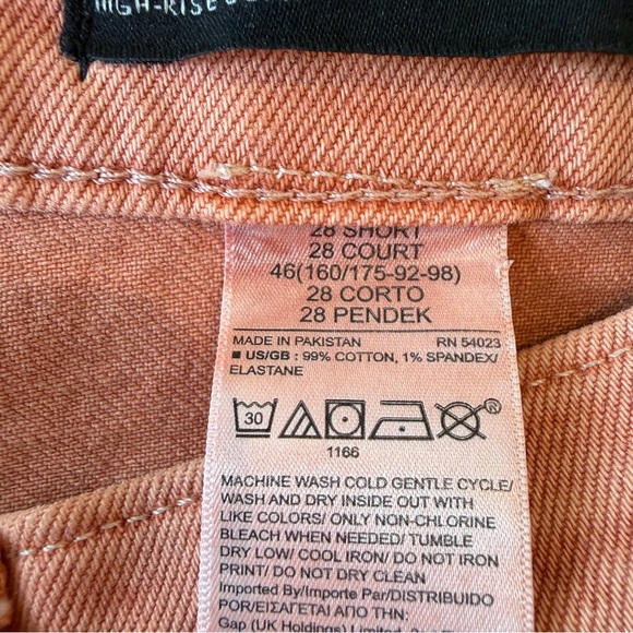 Banana Republic High-Rise Slim Jeans Size 28 Short Rose Quartz Terracotta - Picture 10 of 12